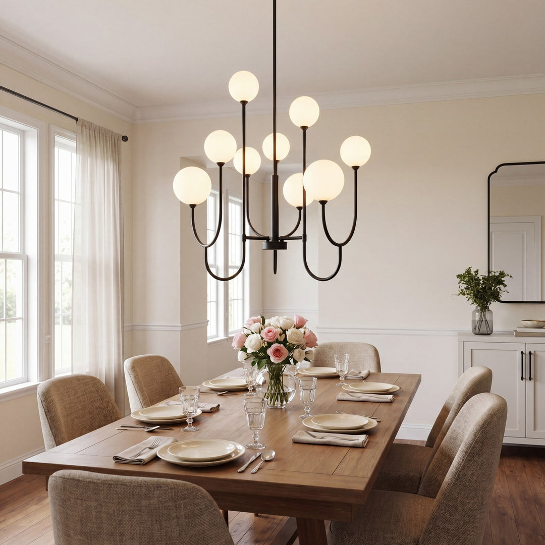 Savoy House - 1-5980-9-89 - Nine Light Chandelier - Chester - Matte Black