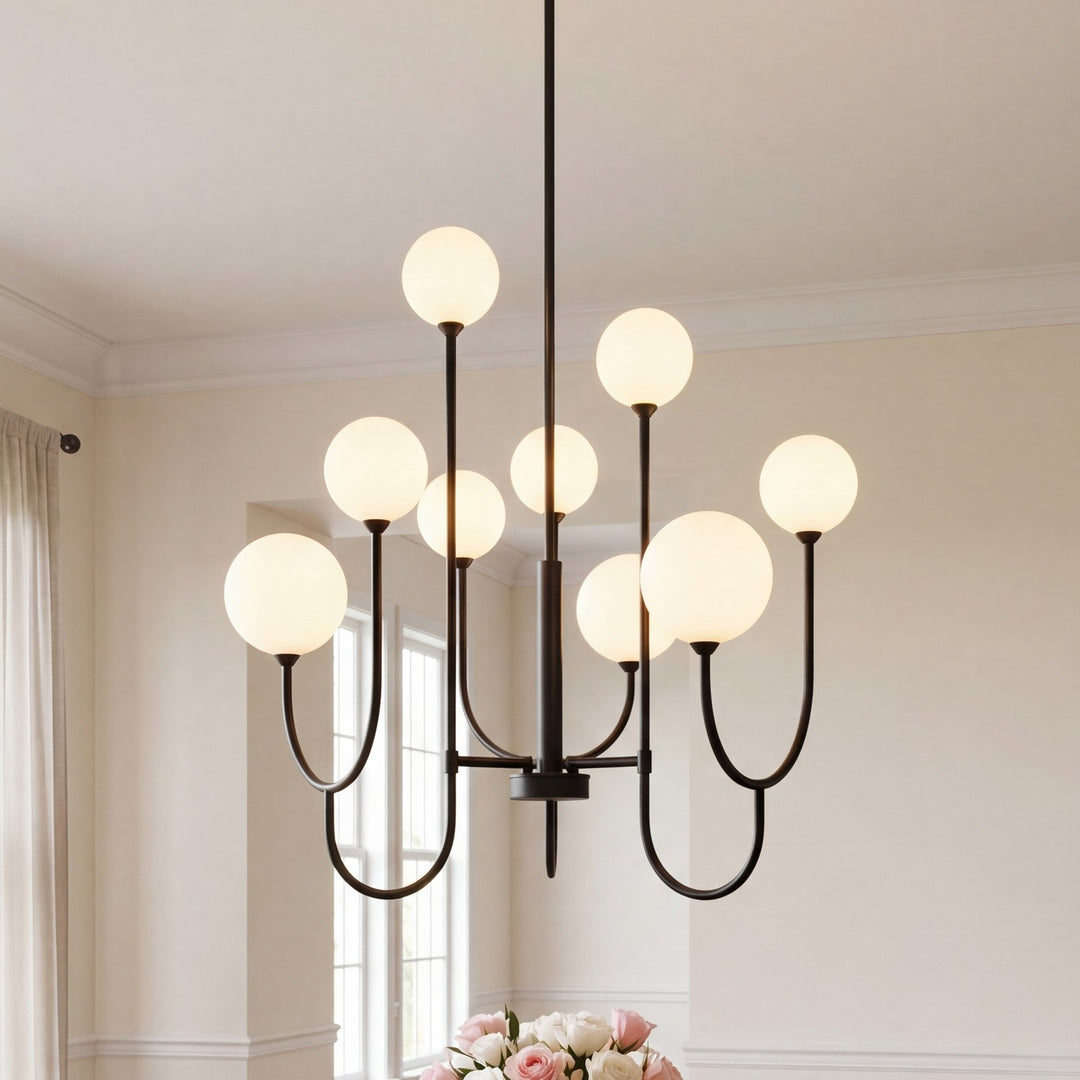 Savoy House - 1-5980-9-89 - Nine Light Chandelier - Chester - Matte Black