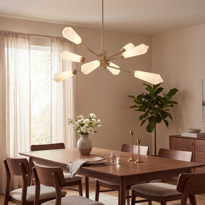 Savoy House - 1-6120-8-127 - LED Chandelier - Leland - Noble Brass