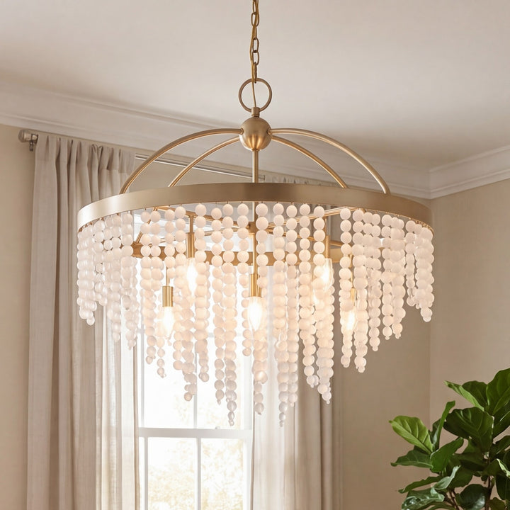 Savoy House - 1-6451-8-127 - Eight Light Chandelier - Jeanette - Noble Brass