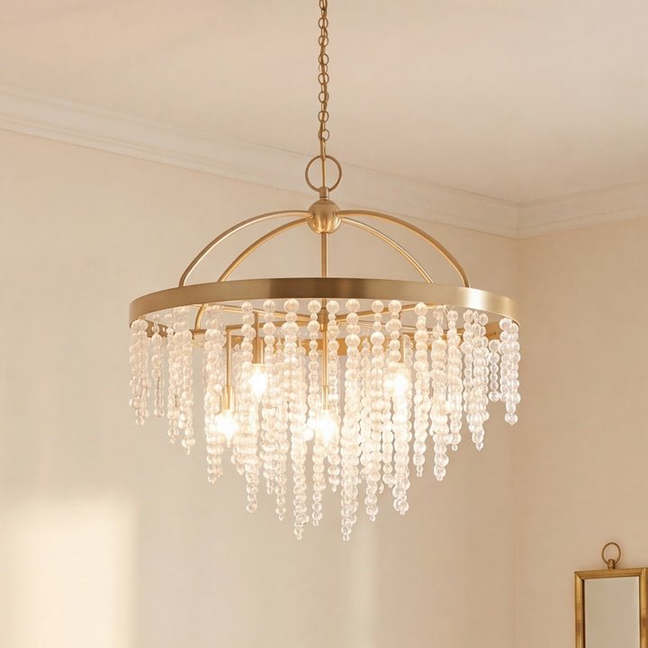 Savoy House - 1-6451-8-127 - Eight Light Chandelier - Jeanette - Noble Brass