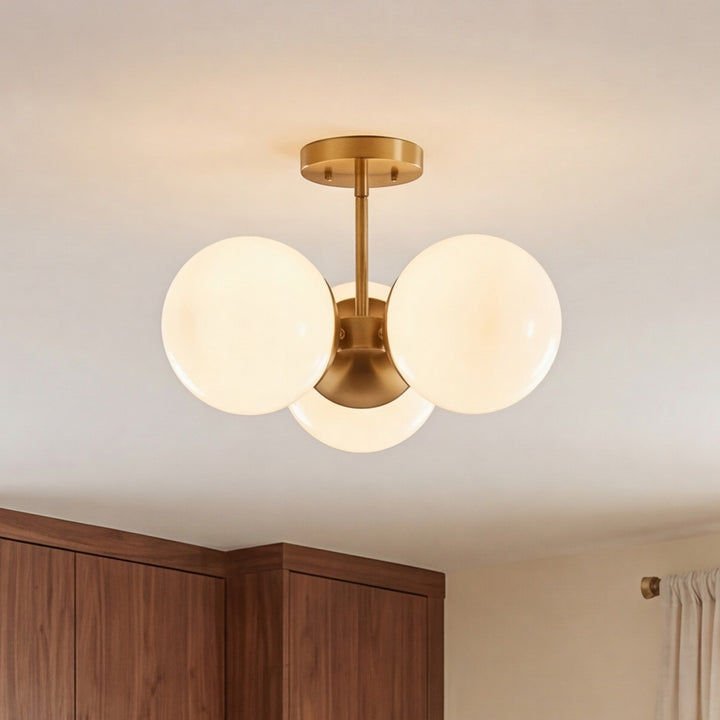 Savoy House - 1-6523-3-322 - Three Light Chandelier - Turin - Warm Brass