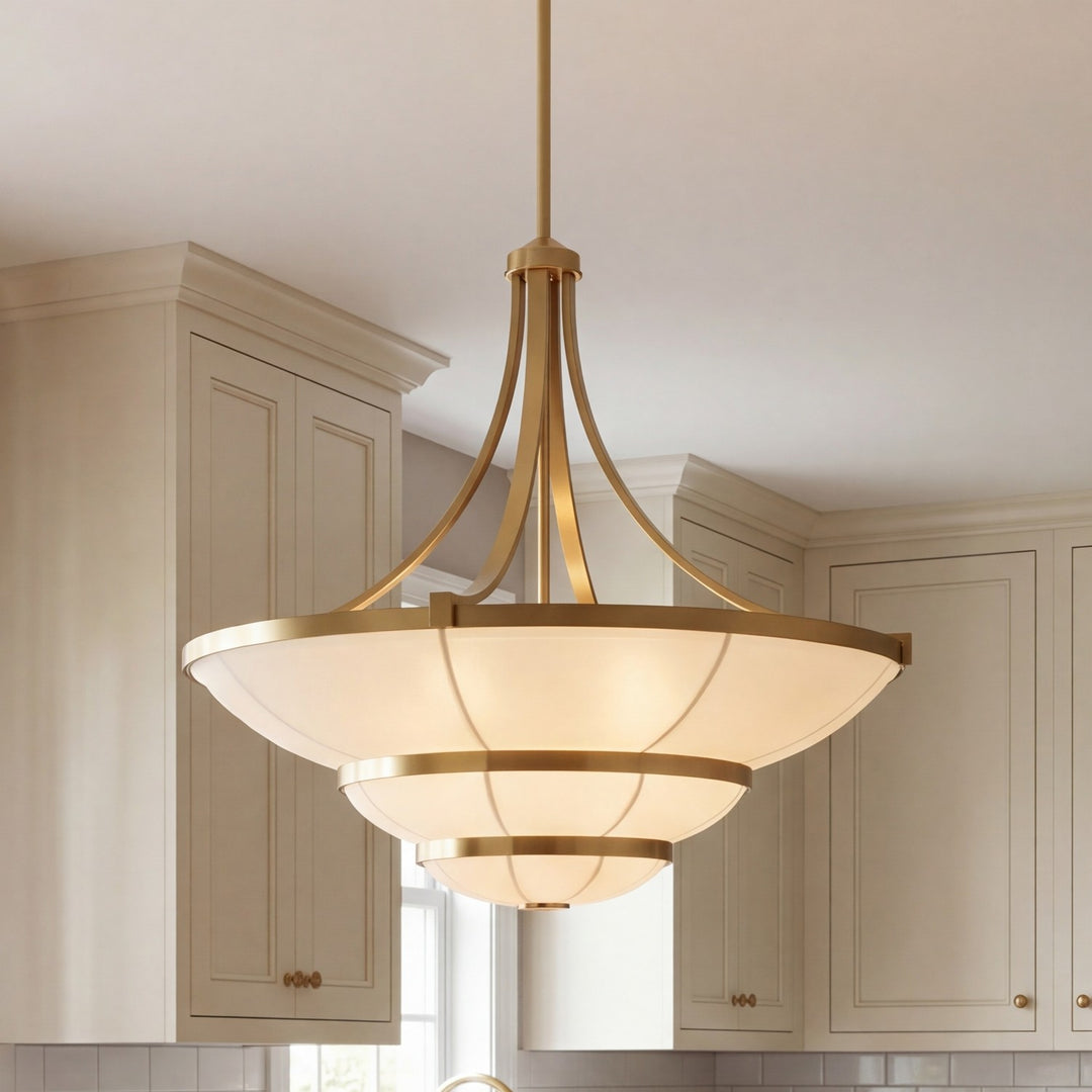 Savoy House - 1-9152-4-322 - Four Light Chandelier - Constantine - Warm Brass