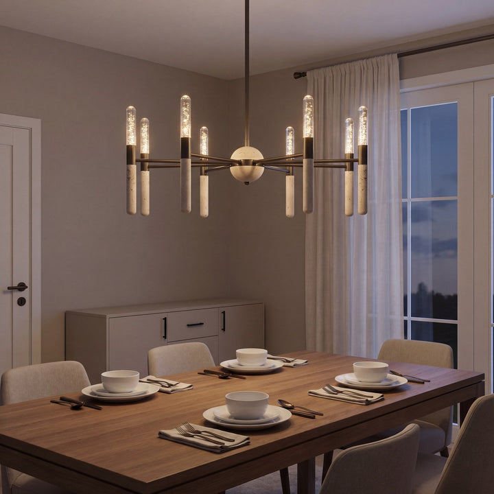 Savoy House - 1-9716-8-15 - LED Chandelier - Linden - Mediterranean Bronze