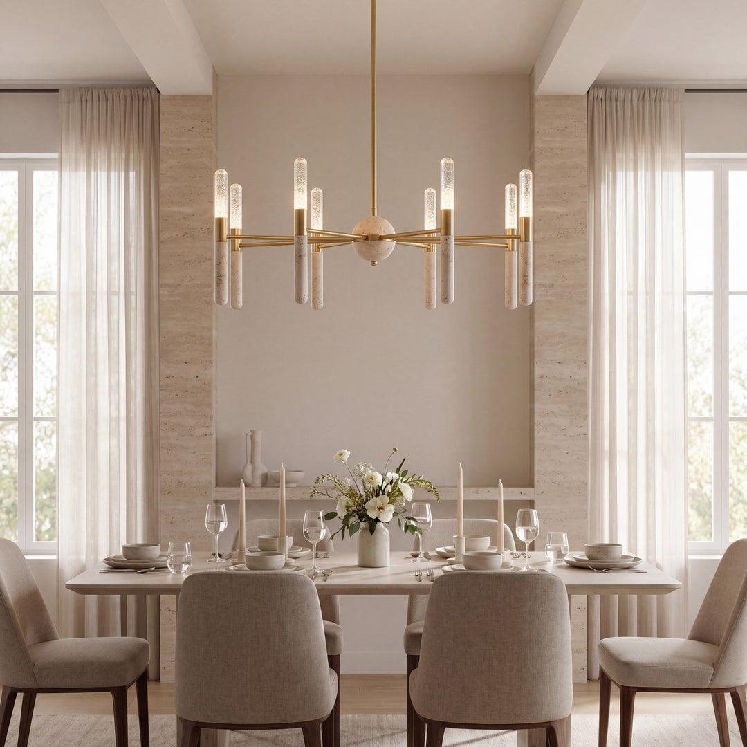 Savoy House - 1-9716-8-322 - LED Chandelier - Linden - Warm Brass