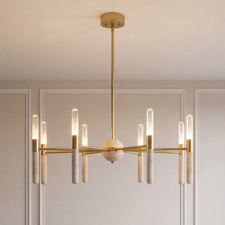 Savoy House - 1-9716-8-322 - LED Chandelier - Linden - Warm Brass