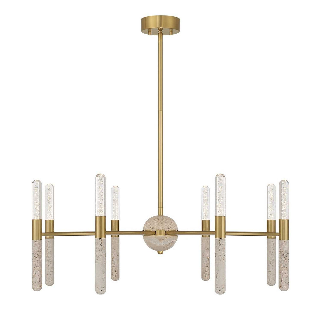 Savoy House - 1-9716-8-322 - LED Chandelier - Linden - Warm Brass