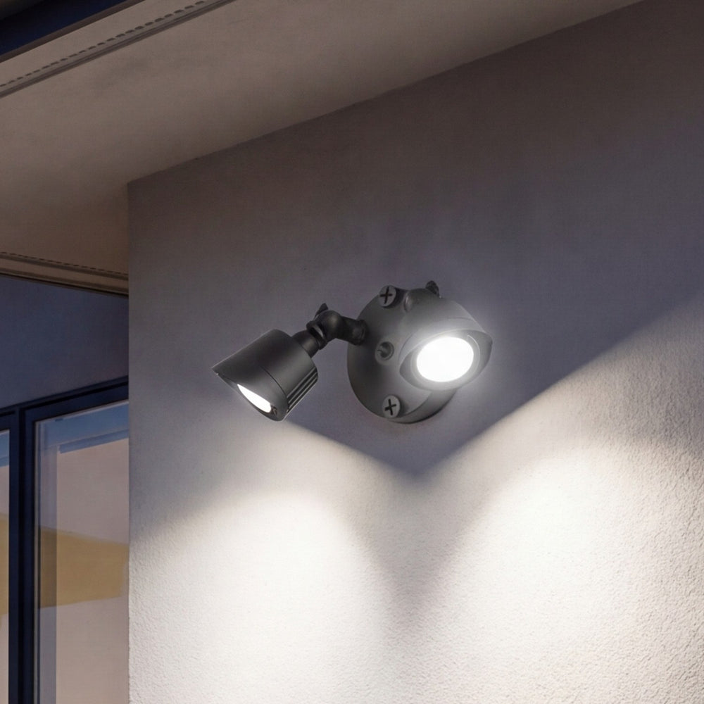 Savoy House - 4-FLOOD-A2-3CCT-BK - LED Double Flood Light - Matte Black