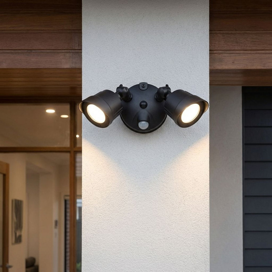 Savoy House - 4-FLOOD-A2-3CCT-BK - LED Double Flood Light - Matte Black