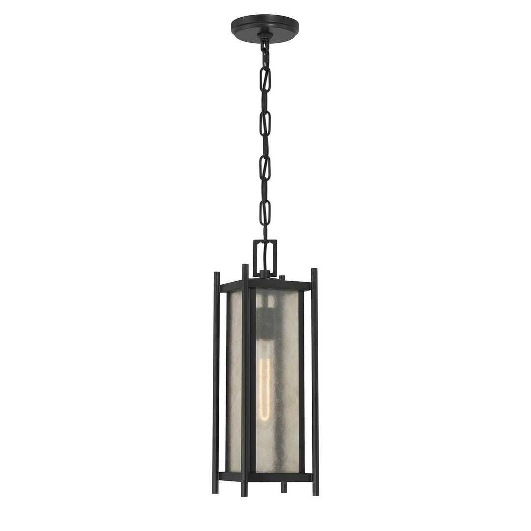 Savoy House - 5-3806-BK - One Light Outdoor Hanging Lantern - Jacobs - Matte Black