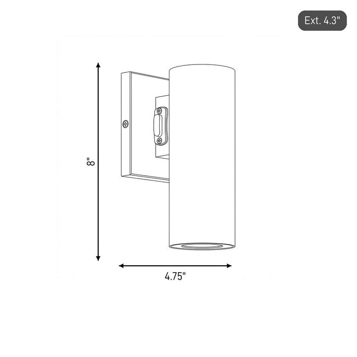 Savoy House - 5-CYL-1-5CCT-BK - LED Outdoor Wall Lantern - Kelley - Matte Black