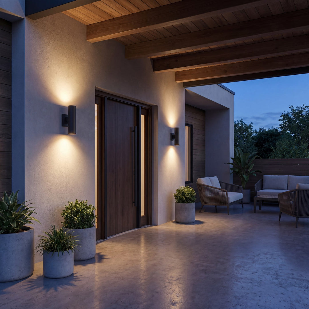 Savoy House - 5-CYL-2-5CCT-BK - LED Outdoor Wall Lantern - Kelley - Matte Black