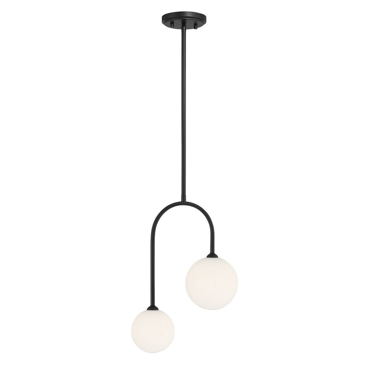 Savoy House - 7-5981-2-89 - Two Light Pendant - Chester - Matte Black