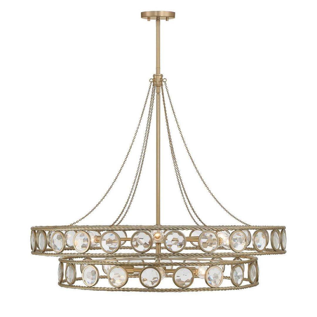 Savoy House - 7-9381-12-338 - 12 Light Pendant - Cologne - Opulent Gold