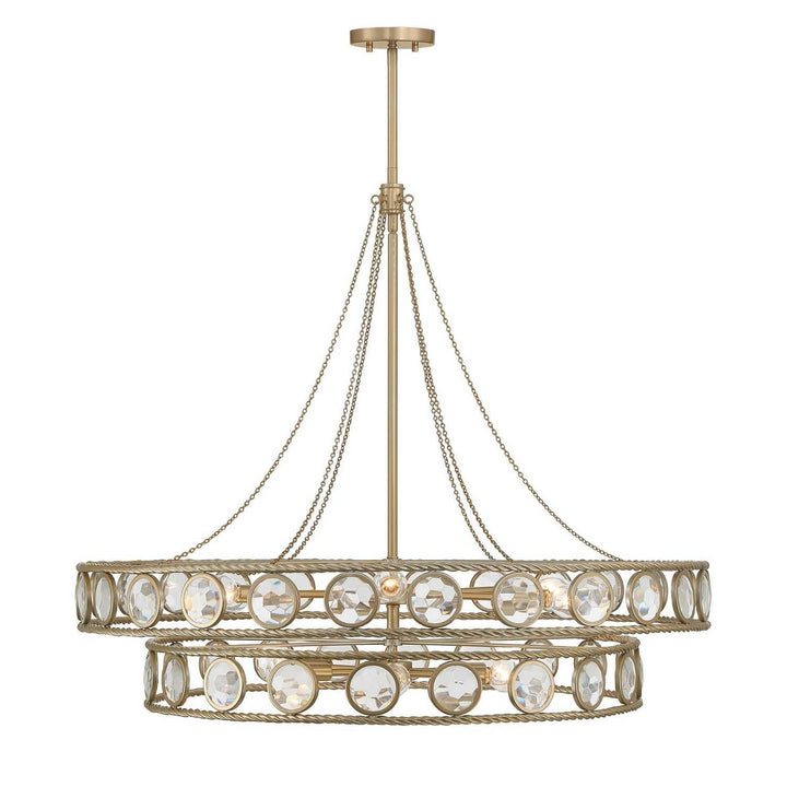 Savoy House - 7-9381-12-338 - 12 Light Pendant - Cologne - Opulent Gold