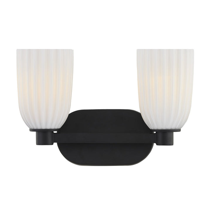Savoy House - 8-1245-2-BK - Two Light Bathroom Vanity - Baldwin - Matte Black