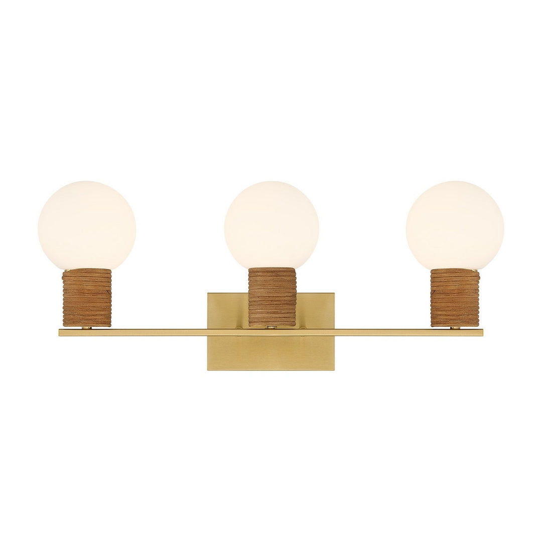 Savoy House - 8-4081-3-322 - Three Light Bathroom Vanity - Jarrell - Warm Brass