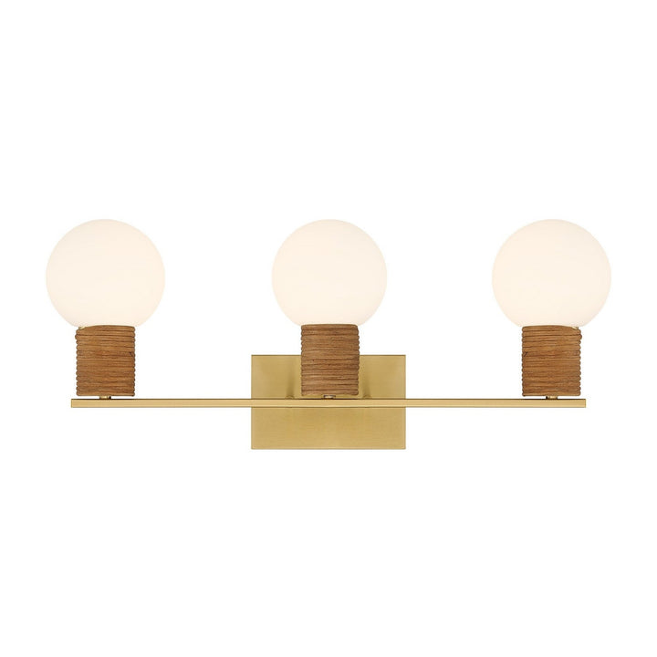 Savoy House - 8-4081-3-322 - Three Light Bathroom Vanity - Jarrell - Warm Brass