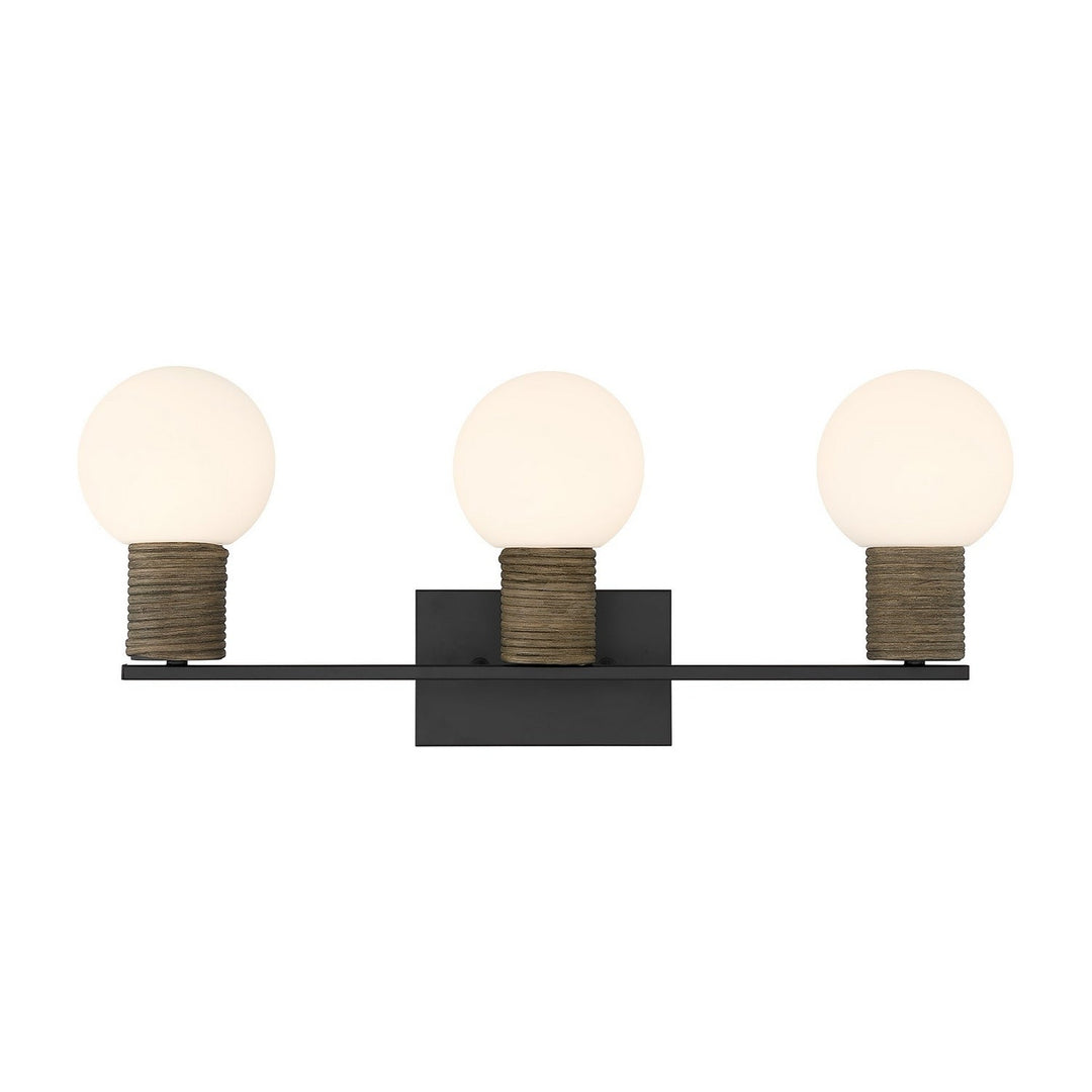 Savoy House - 8-4081-3-BK - Three Light Bathroom Vanity - Jarrell - Matte Black