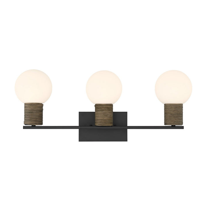 Savoy House - 8-4081-3-BK - Three Light Bathroom Vanity - Jarrell - Matte Black