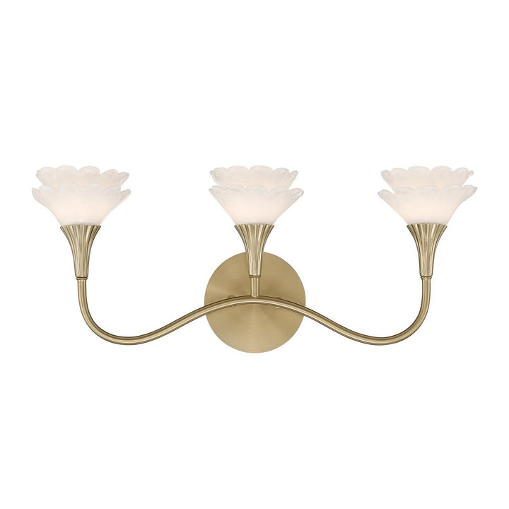 Savoy House - 8-5081-3-127 - Three Light Bathroom Vanity - Florena - Noble Brass