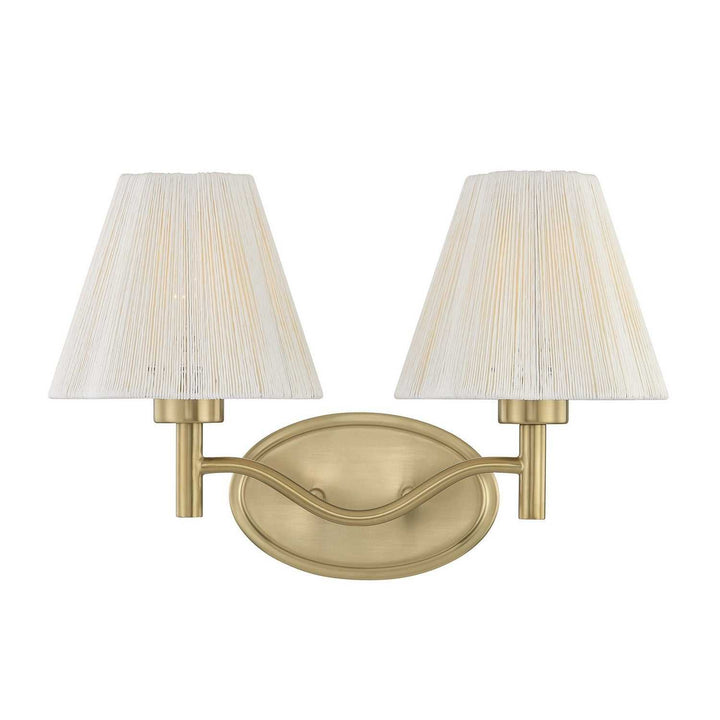 Savoy House - 8-6081-2-127 - Two Light Bathroom Vanity - Rosa - Noble Brass