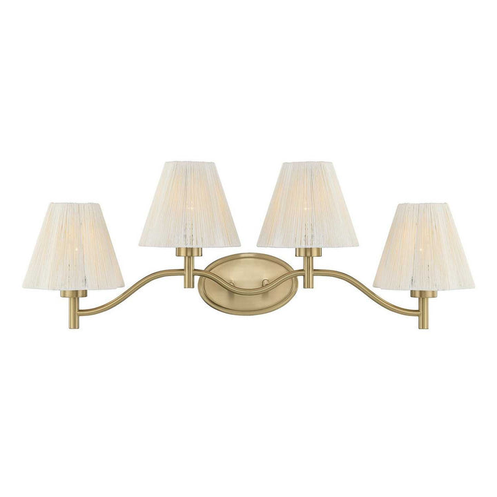 Savoy House - 8-6081-4-127 - Four Light Bathroom Vanity - Rosa - Noble Brass