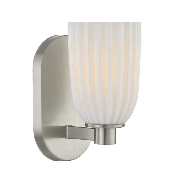 Savoy House - 9-1245-1-SN - One Light Wall Sconce - Baldwin - Satin Nickel