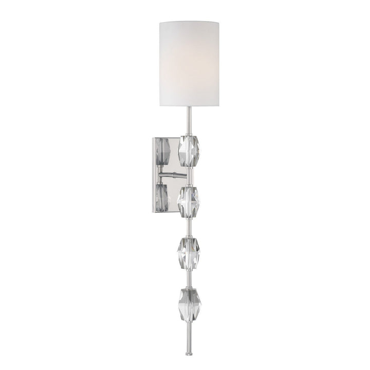 Savoy House - 9-9520-1-109 - One Light Wall Sconce - Sebring - Polished Nickel
