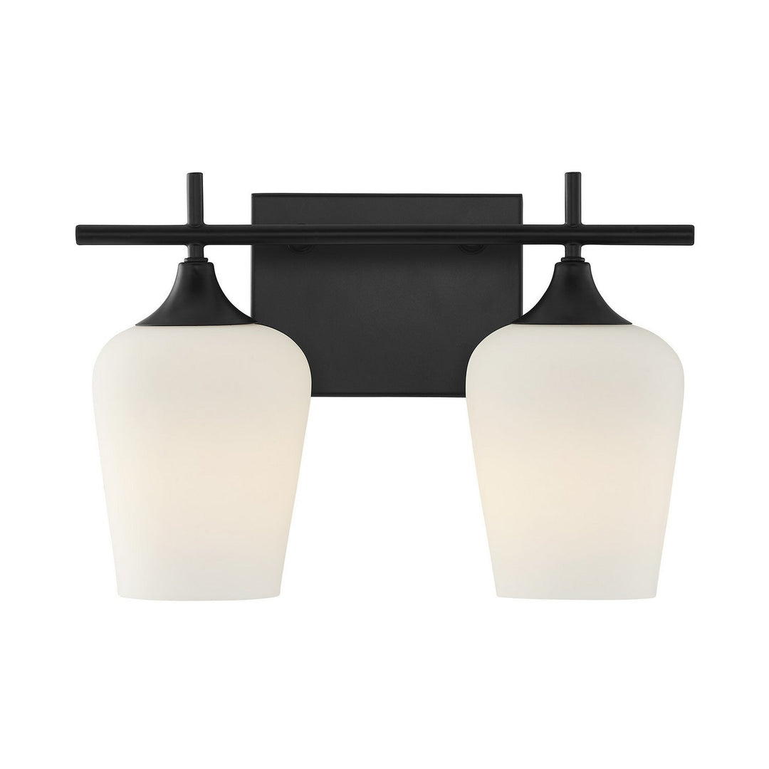 Savoy House - 8-6030-2-BK - Two Light Bathroom Vanity - Octave