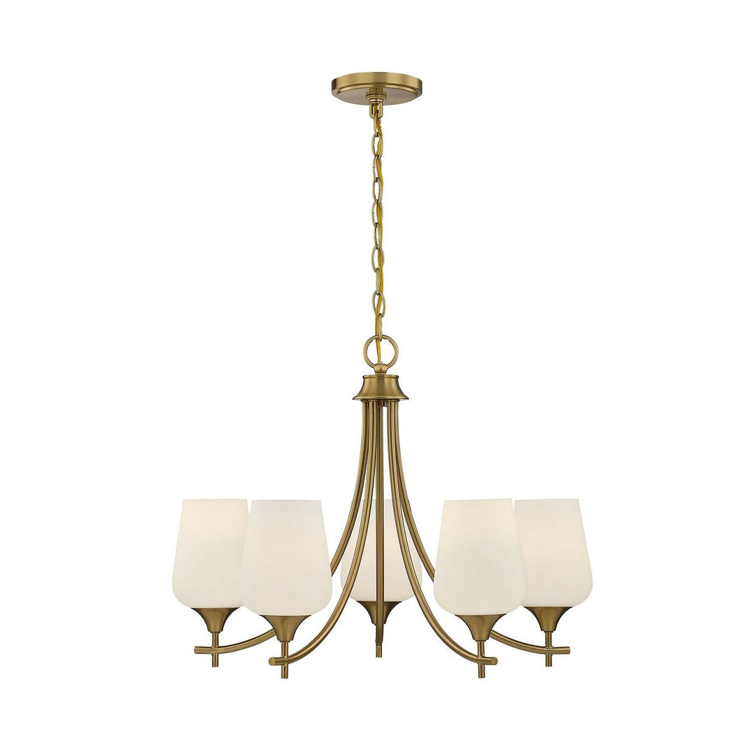 Savoy House - 1-6032-5-322 - Five Light Chandelier - Octave - Warm Brass