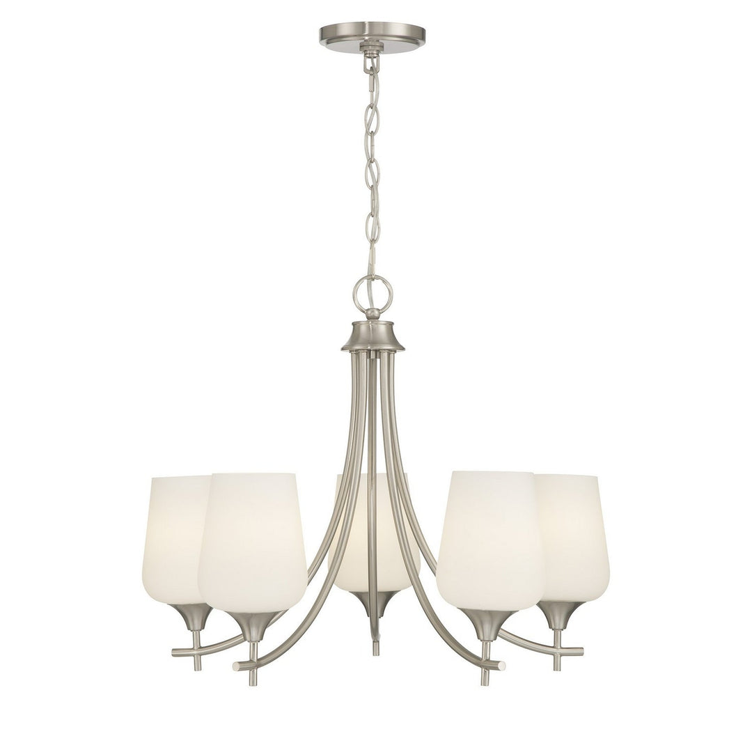 Savoy House - 1-6032-5-SN - Five Light Chandelier - Octave - Satin Nickel