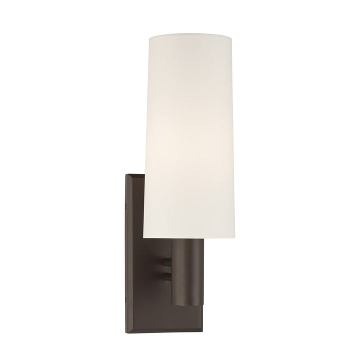 Draxen One Light Wall Sconce in Dark Bronze Minka-Lavery