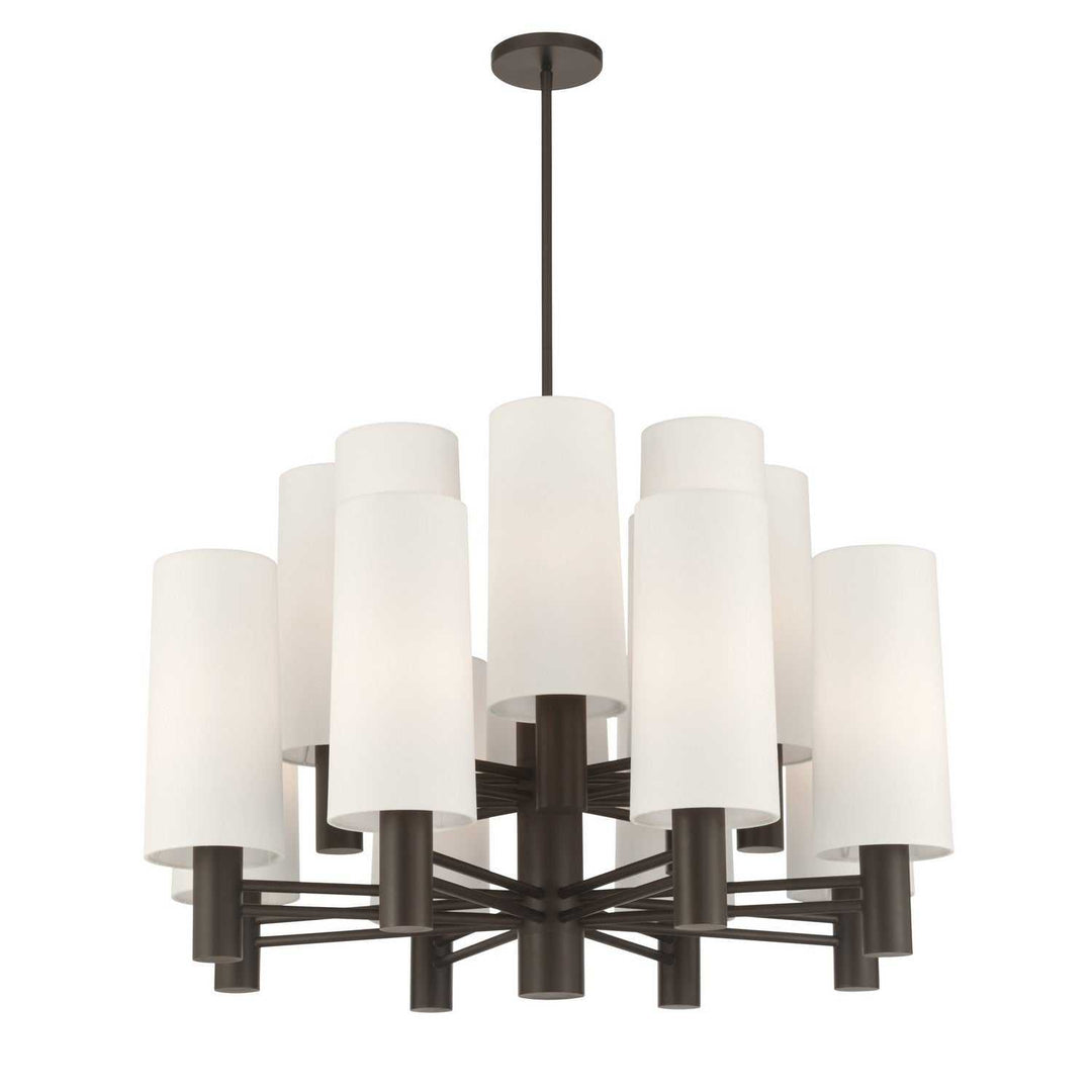 Draxen 16 Light Chandelier in Dark Bronze Minka-Lavery