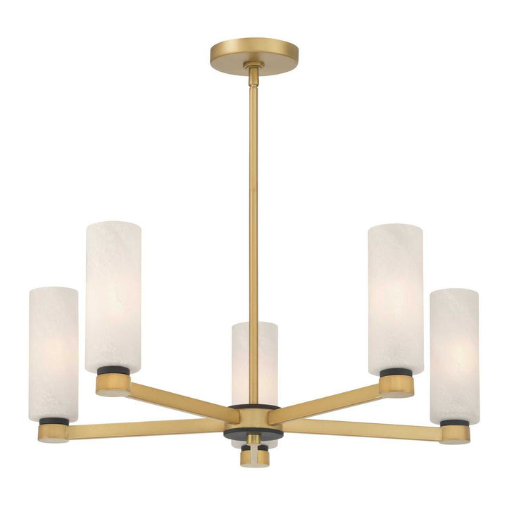 Wexmere Five Light Chandelier in Legacy Brass Minka-Lavery