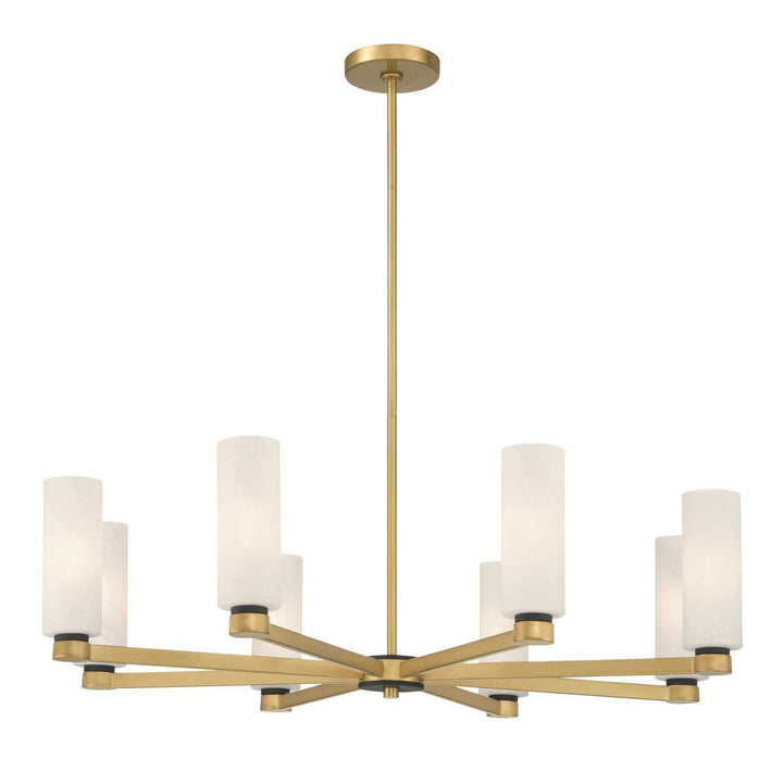 Wexmere Eight Light Chandelier in Legacy Brass Minka-Lavery