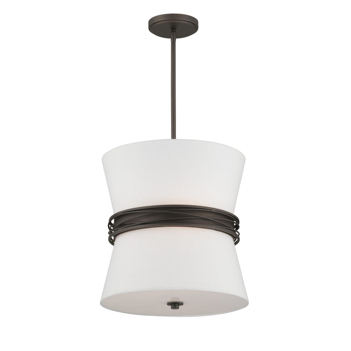 Dalvor Three Light Pendant in Dark Bronze Minka-Lavery