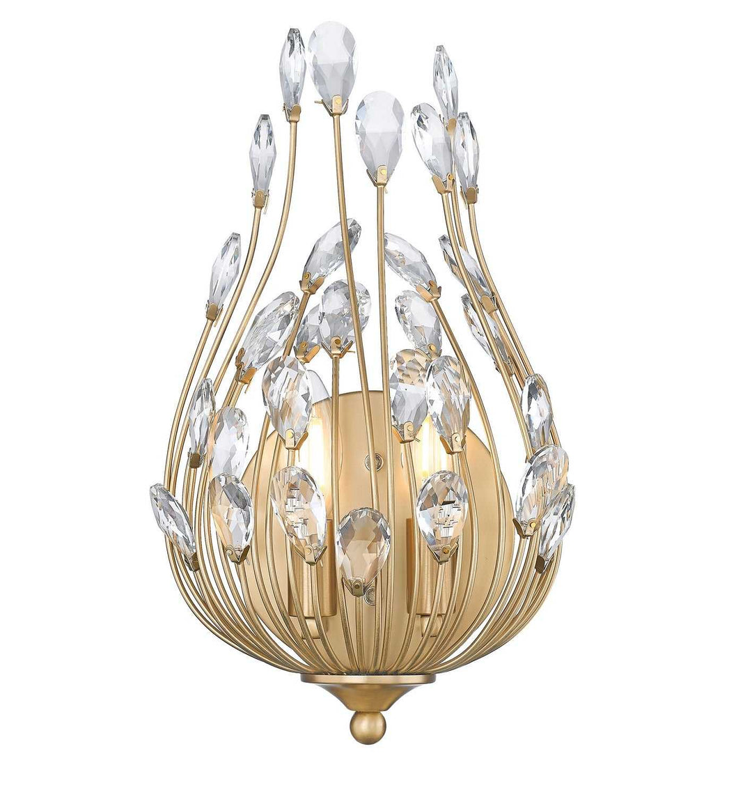 Z-Lite Canada - 1957-2S-MGLD - Two Light Wall Sconce - Gabriella - Modern Gold