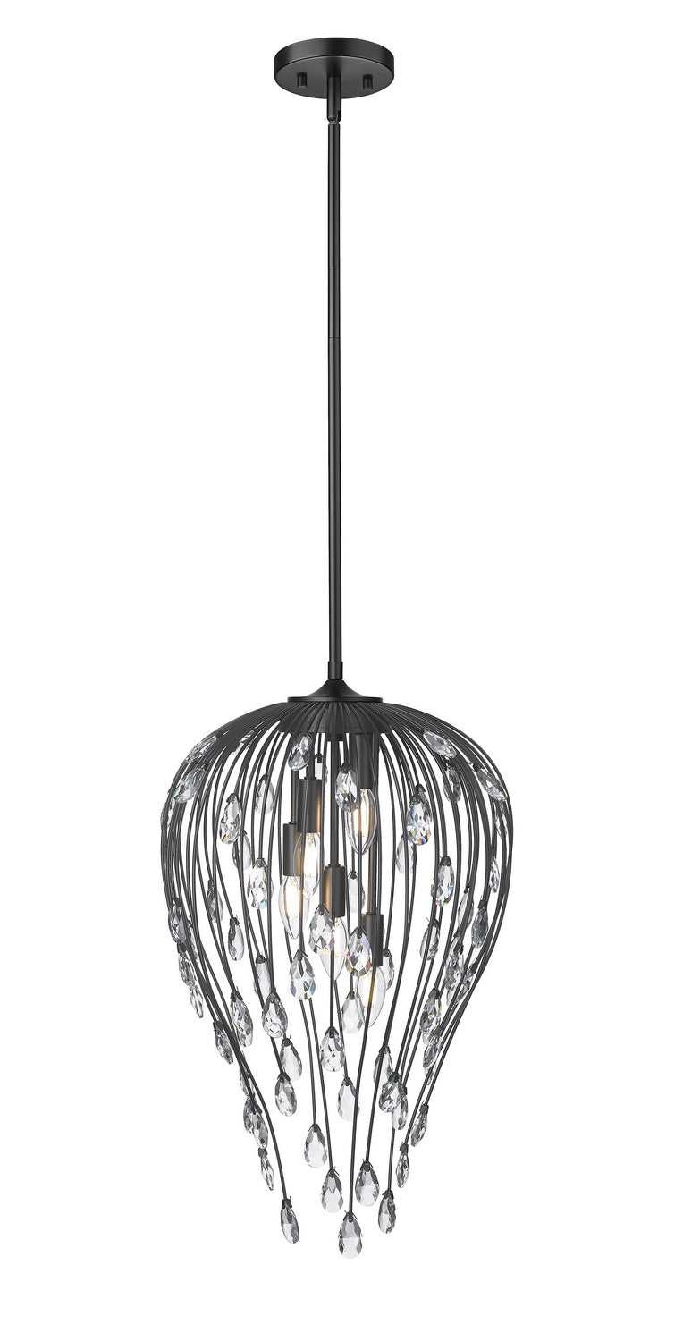 Z-Lite Canada - 1957P15-MB - Five Light Pendant - Gabriella - Matte Black