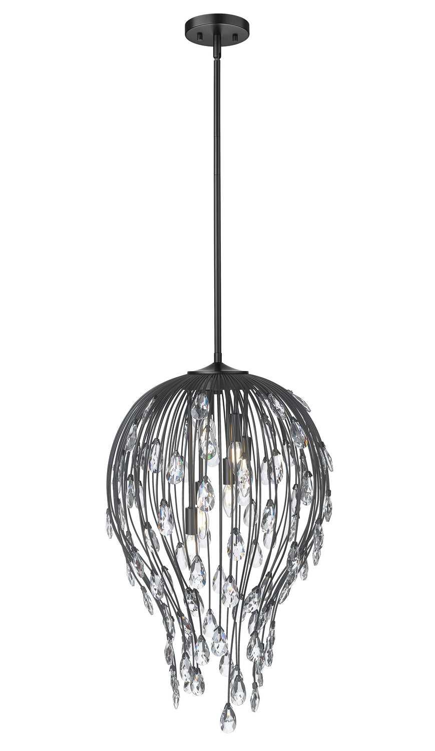 Z-Lite Canada - 1957P18-MB - Six Light Pendant - Gabriella - Matte Black