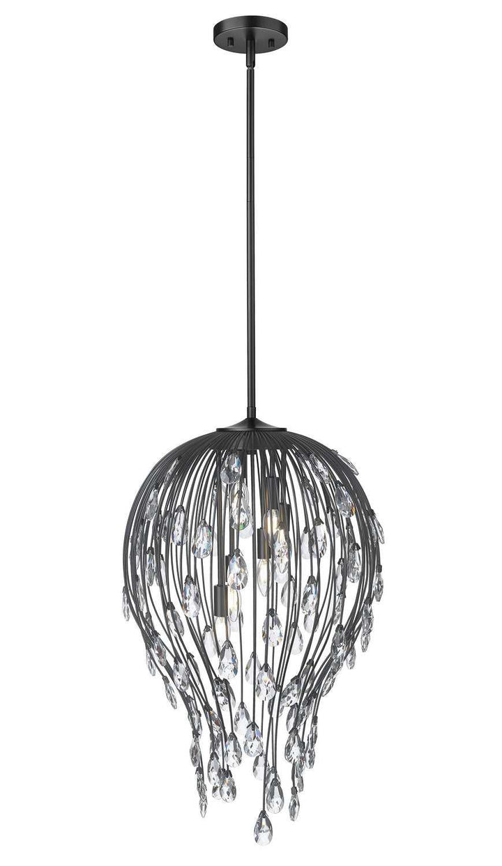 Z-Lite Canada - 1957P18-MB - Six Light Pendant - Gabriella - Matte Black