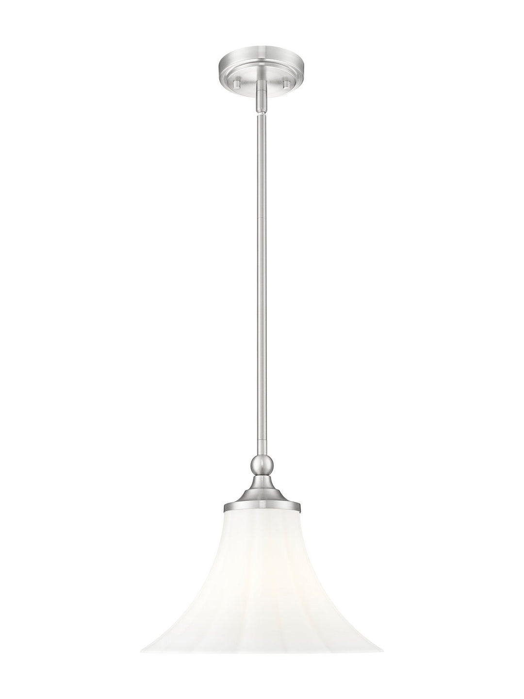 Z-Lite Canada - 1958P12-BN - One Light Pendant - Fleur - Brushed Nickel