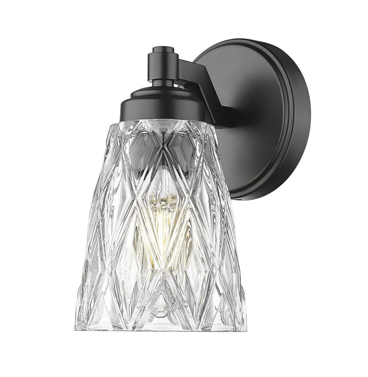 Z-Lite Canada - 1960-1S-MB - One Light Wall Sconce - Andree - Matte Black
