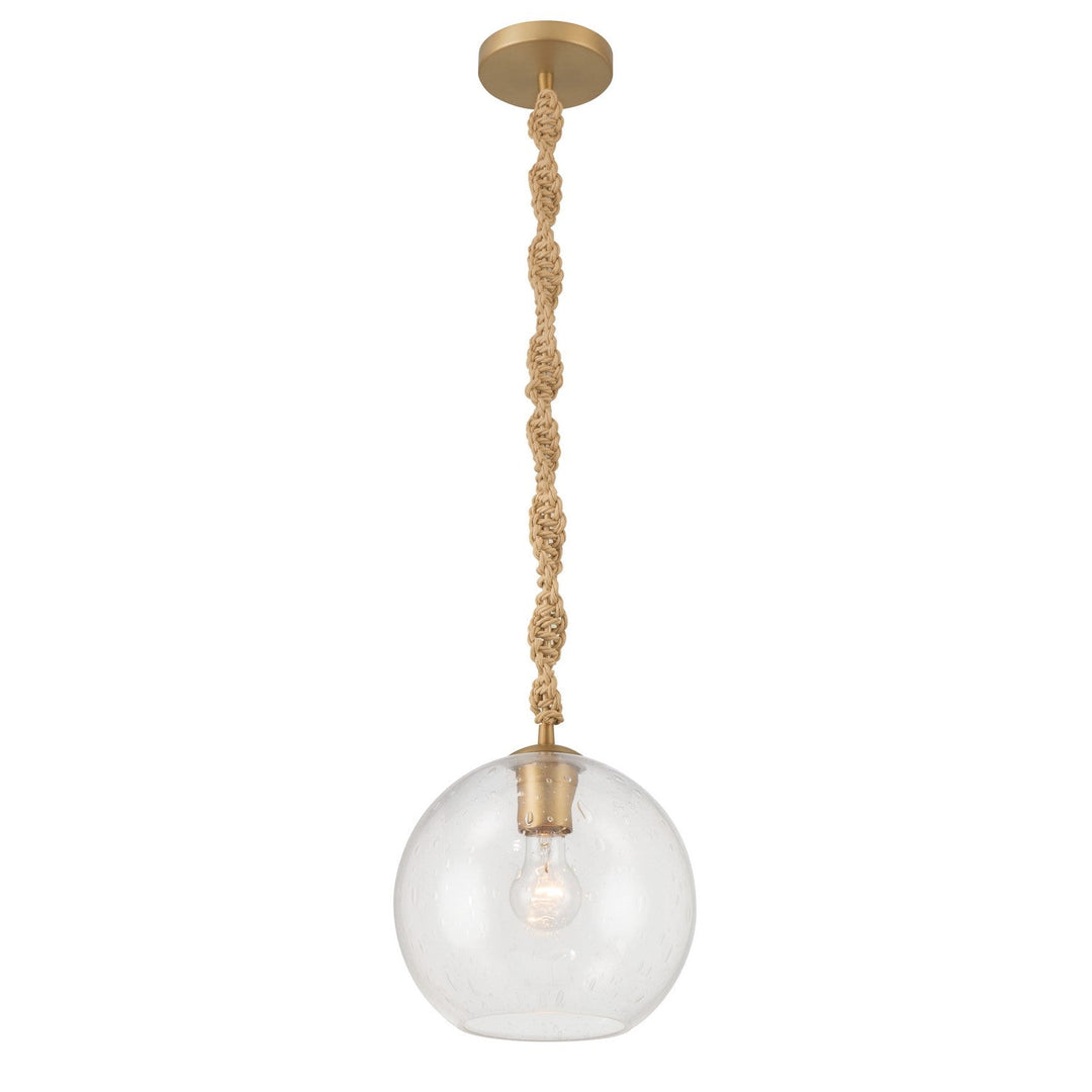 Elyric One Light Mini Pendant in Legacy Brass Minka-Lavery