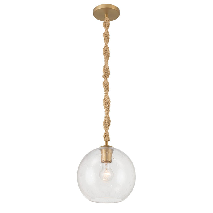 Elyric One Light Mini Pendant in Legacy Brass Minka-Lavery