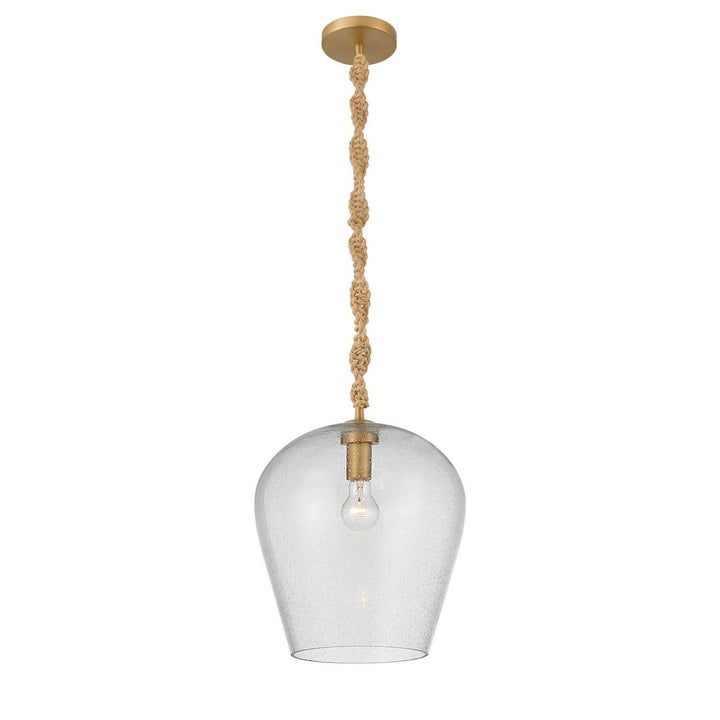 Elyric One Light Pendant in Legacy Brass Minka-Lavery
