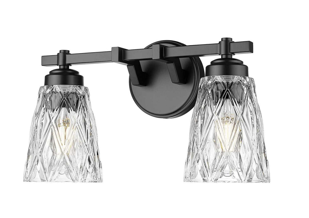Z-Lite Canada - 1960-2V-MB - Two Light Vanity - Andree - Matte Black