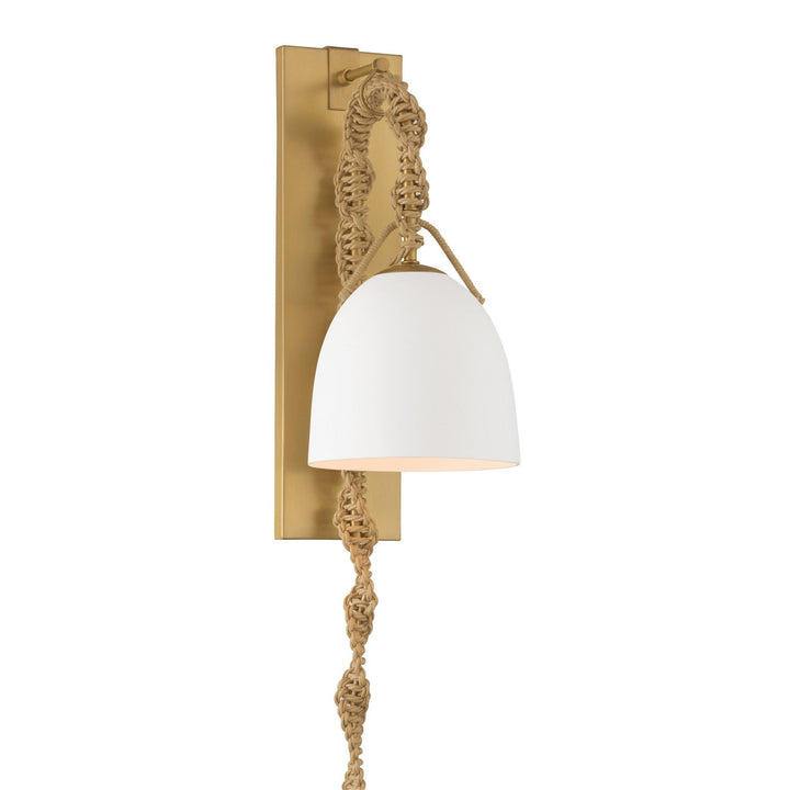 Cordon One Light Wall Sconce in Legacy Brass Minka-Lavery