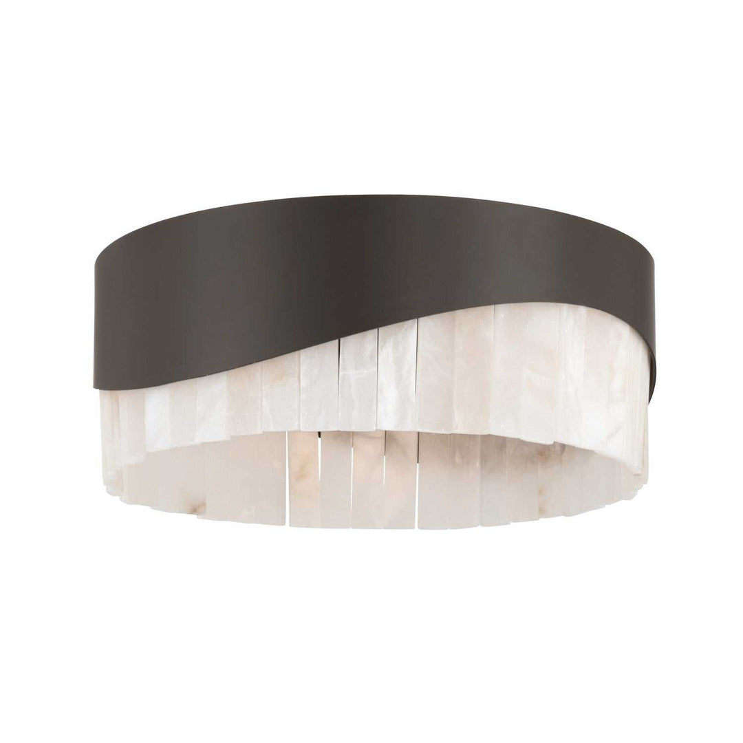 Sway Three Light Flush Mount in Dark Bronze Minka-Lavery