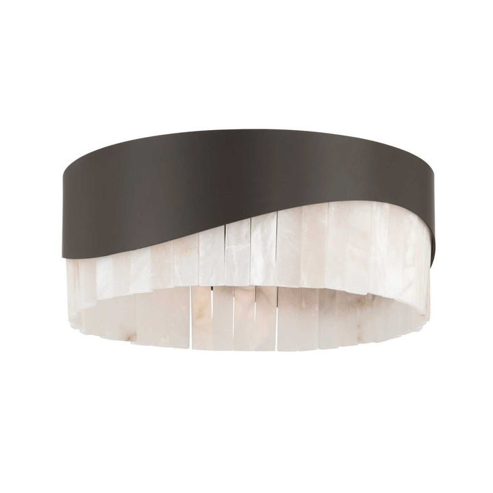 Sway Three Light Flush Mount in Dark Bronze Minka-Lavery